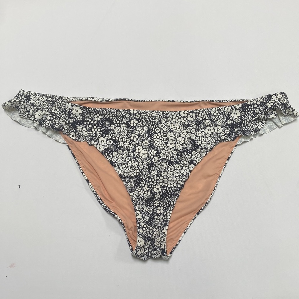 J Crew French Bikini Ruffle Top in Valley Floral - Picture 3 of 5